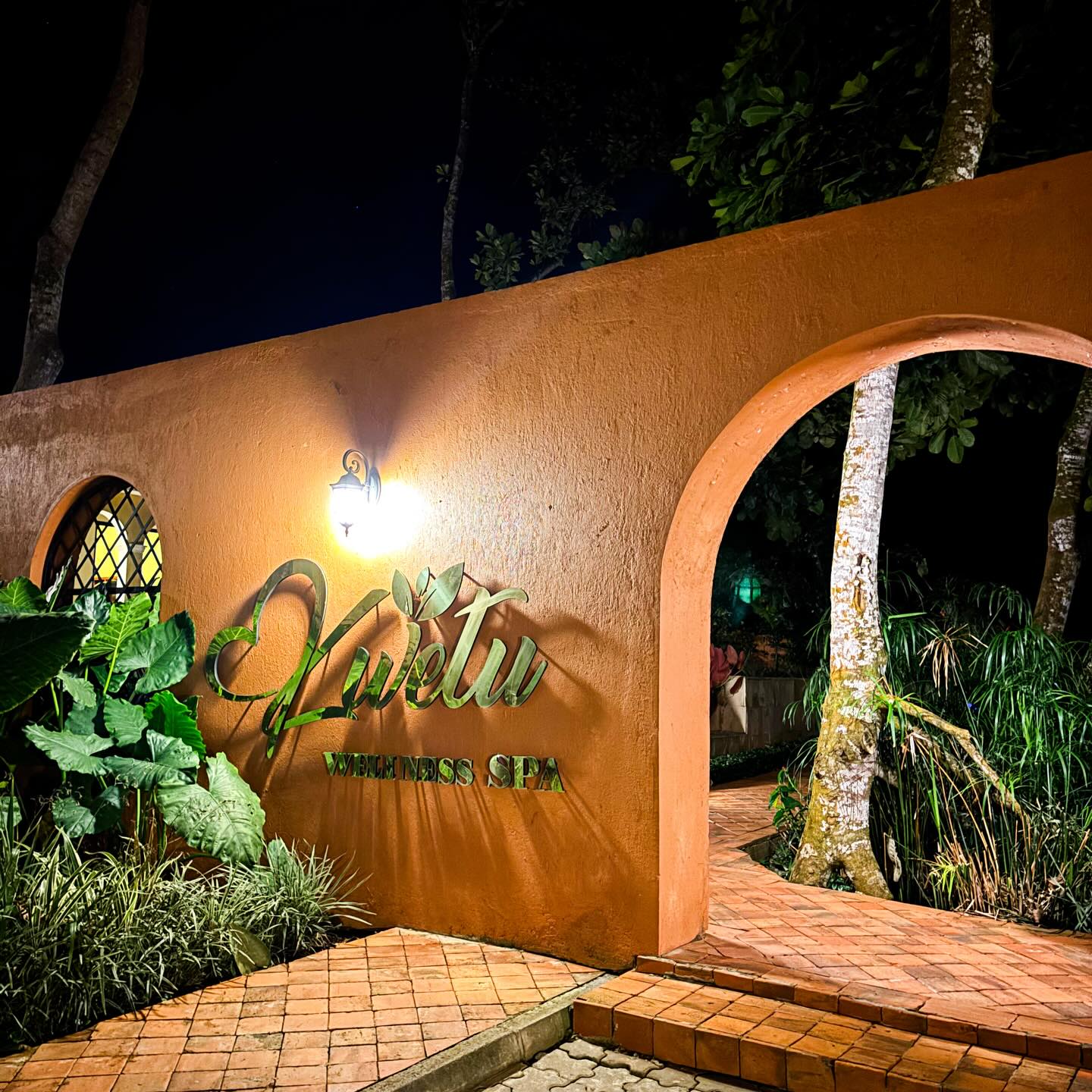 Entrance to the Kwetu Wellness Spa